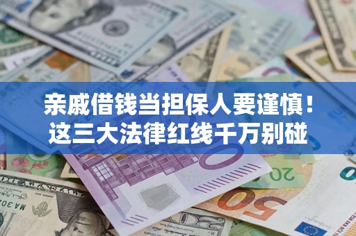 北京亲戚借钱当担保人要谨慎！这三大法律红线千万别碰