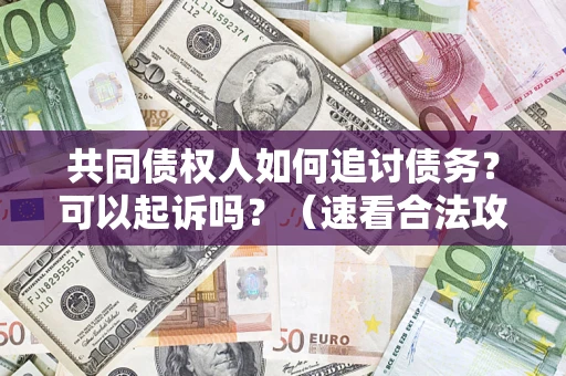 北京共同债权人如何追讨债务？可以起诉吗？（速看合法攻略）